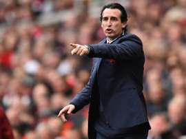 Unai Emery se dit contrarié. AFP/Archive