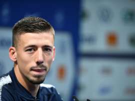 Lenglet thinks it was wiser to suspend the match. AFP