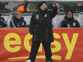 Maradona, joueur d'exception mais piètre entraîneur. AFP