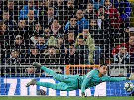 Un duel de gardiens remporté haut la main par Keylor Navas. AFP