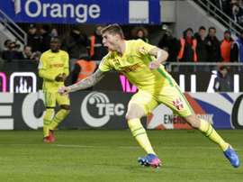 Emiliano Sala, uno de los goleadores. AFP