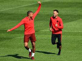 Test antidopage pour le Paris Saint-Germain. AFP