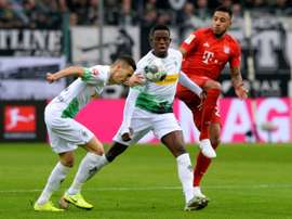 Corentin Tolisso est sorti sur blessure. AFP