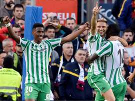 L'exploit des joueurs du Real Betis Séville. AFP
