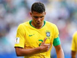Thiago Silva fica de fora da Copa América. AFP