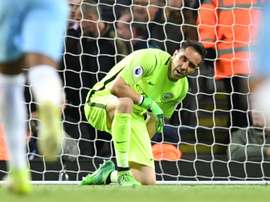Manchester City's Chilean goalkeeper Claudio Bravo. AFP