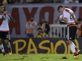 Emanuel Mammana, buteur avec River Plate face au Strongest en Copa Libertadores. AFP