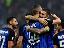 O Inter recebeu e venceu o Chievo por 5-0. AFP