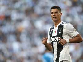 Cristiano Ronaldo est titulaire. AFP