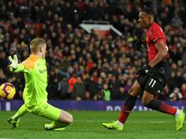 Martial est en pleine forme. AFP