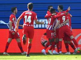 Lemar a donné la victoire à l'Altético de Madrid à Eibar. AFP