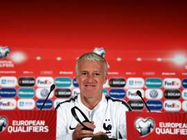 Deschamps a brièvement évoqué Rabiot. AFP