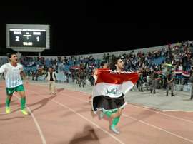 Pour les Irakiens, un message à l'Iran plus qu'une simple victoire au foot. AFP