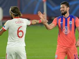 Chelsea étrille Séville grâce à un quadruplé de Giroud. afp
