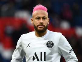 Neymar não se recuperou a tempo do duelo contra o Dijon. AFP