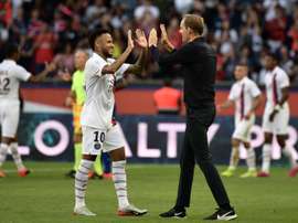 Tuchel comenta as férias de Neymar. AFP