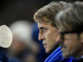 Roberto Mancini lors de la victoire de l'Italie. AFP
