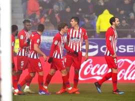 L'Atlético revient à deux points du Barça. AFP