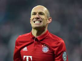 Le milieu du Bayern Arjen Robben en Coupe d'Allemagne face à Wolfsburg. AFP