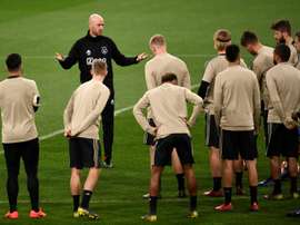 Ajax trabalha na renovação de Ten Hag. AFP