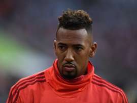 Boateng recebe acusação. AFP