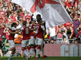 El Arsenal se llevó la Community Shield en los penaltis. AFP