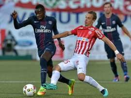 El PSG está a tres puntos del liderato de la Ligue 1. AFP