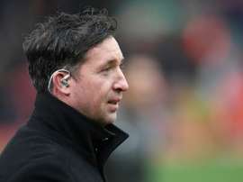 Robbie Fowler, consultant pour les media lors du match de Liverpool contre Tottenham à Anfield. AFP