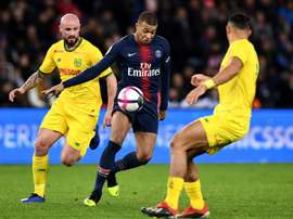 Mbappé fue letal de nuevo. AFP