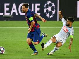 Messi s'est entraîné normalement avant le Bayern. afp