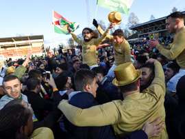 Quand le football permet la reconnaissance de tout un peuple. AFP