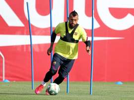 Vidal est en lice pour son 9e championnat. AFP