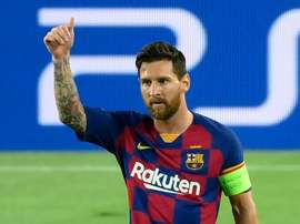 Messi au rendez-vous de Lisbonne. AFP