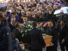 Último adeus ao capitão 'viola'. EFE