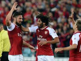 Giroud a marqué en amical. AFP