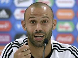 Mascherano no se siente cómodo en China. AFP