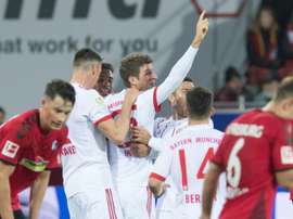 O Bayern goleou o Freiburg por 0-4. AFP
