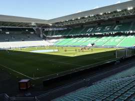 Aucun billet à la vente pour le match Saint-Etienne - Rennes. AFP