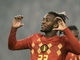 Batshuayi llega cedido al Crystal Palace. AFP