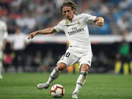 Luka Modric podría cumplir 100 partidos en Europa este miércoles. AFP