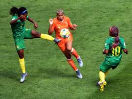 Lailière néerlandaise Shanice van de Sanden lors du Mondial 2019 le 15/06/19. GOAL