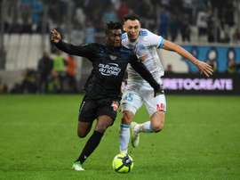 Allan Saint-Maximin estaría muy cerca de convertirse en nuevo jugador del Sevilla. AFP/Archivo