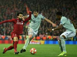 Javi Martinez a été bon contre Liverpool. AFP