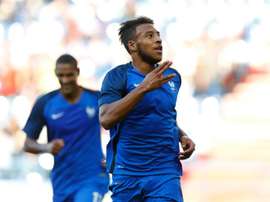 Le milieu de l'équipe de France Espoirs Corentin Tolisso auteur d'un doublé face à l'Islande. AFP