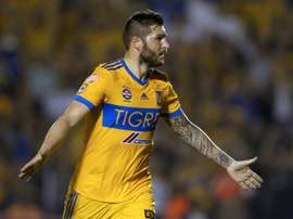 Gignac ouvre son compteur de but contre Leon. AFP