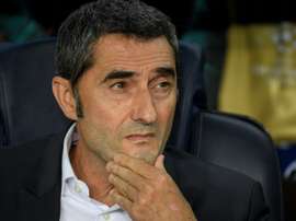Valverde était en conférence de presse après la victoire des siens. AFP