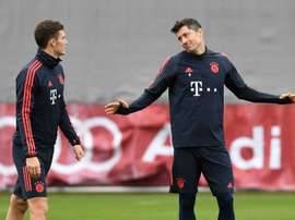 O sonho não realizado de Lewandowski. AFP