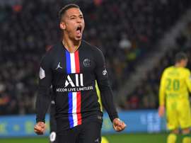 Le Paris SG continue d'avancer, dans la douleur. AFP