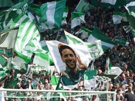 Escalações oficiais de Werder Bremen e Bayer Leverkusen. AFP