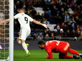 Benzema a ouvert la voie du succès du Real Madrid. AFP